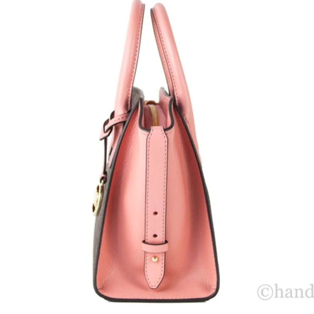 🌹MICHAEL KORS LARGE AVRIL LEATHER SATCHEL with SATIN DUST BAG - Picture 7 of 13